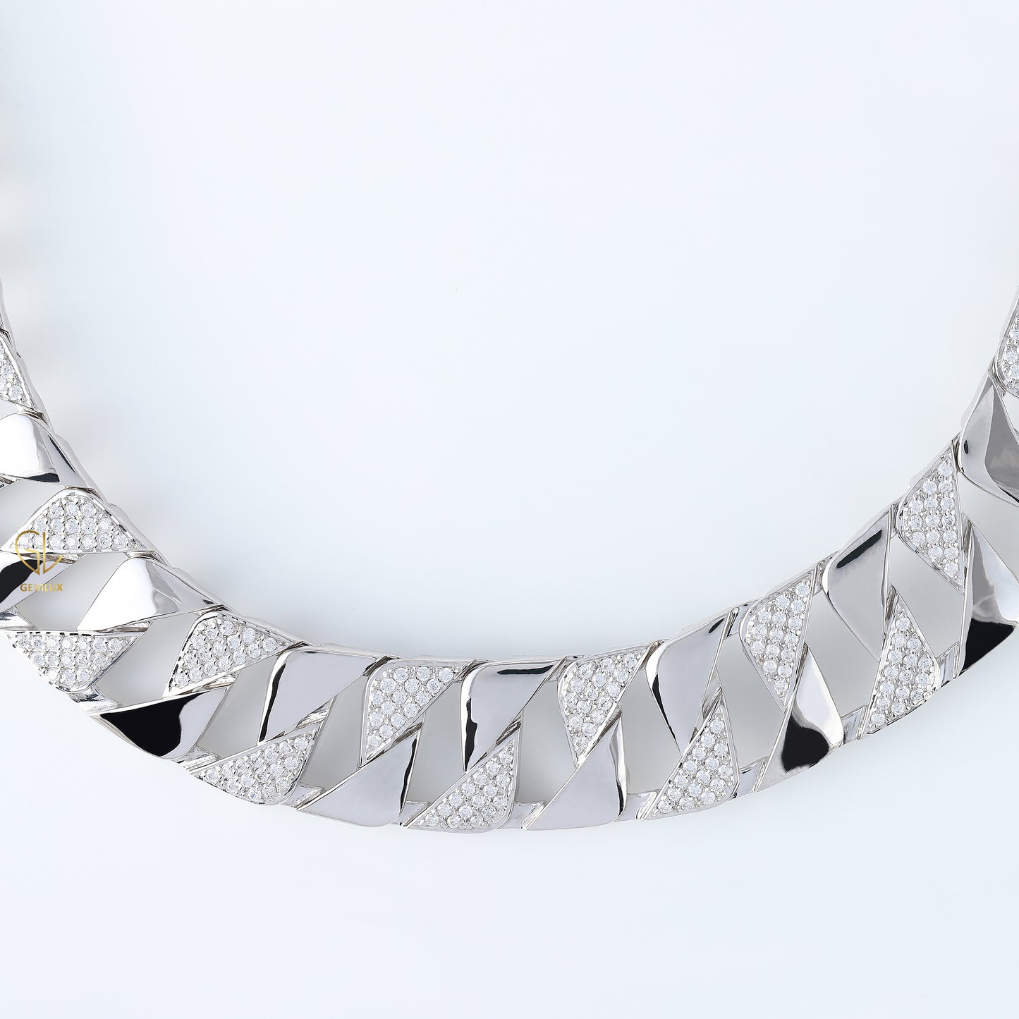 Bling Bling Lab Grown Diamond Cuban Hip Hop Bracelet For Men