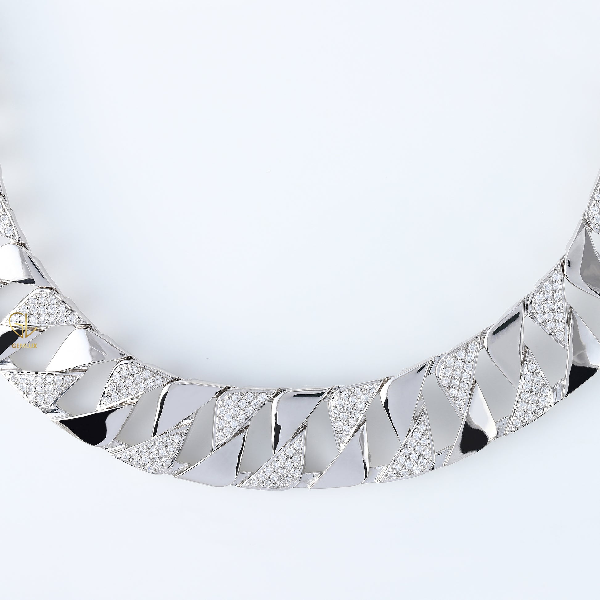 Bling Bling Lab Grown Diamond Cuban Hip Hop Bracelet For Men