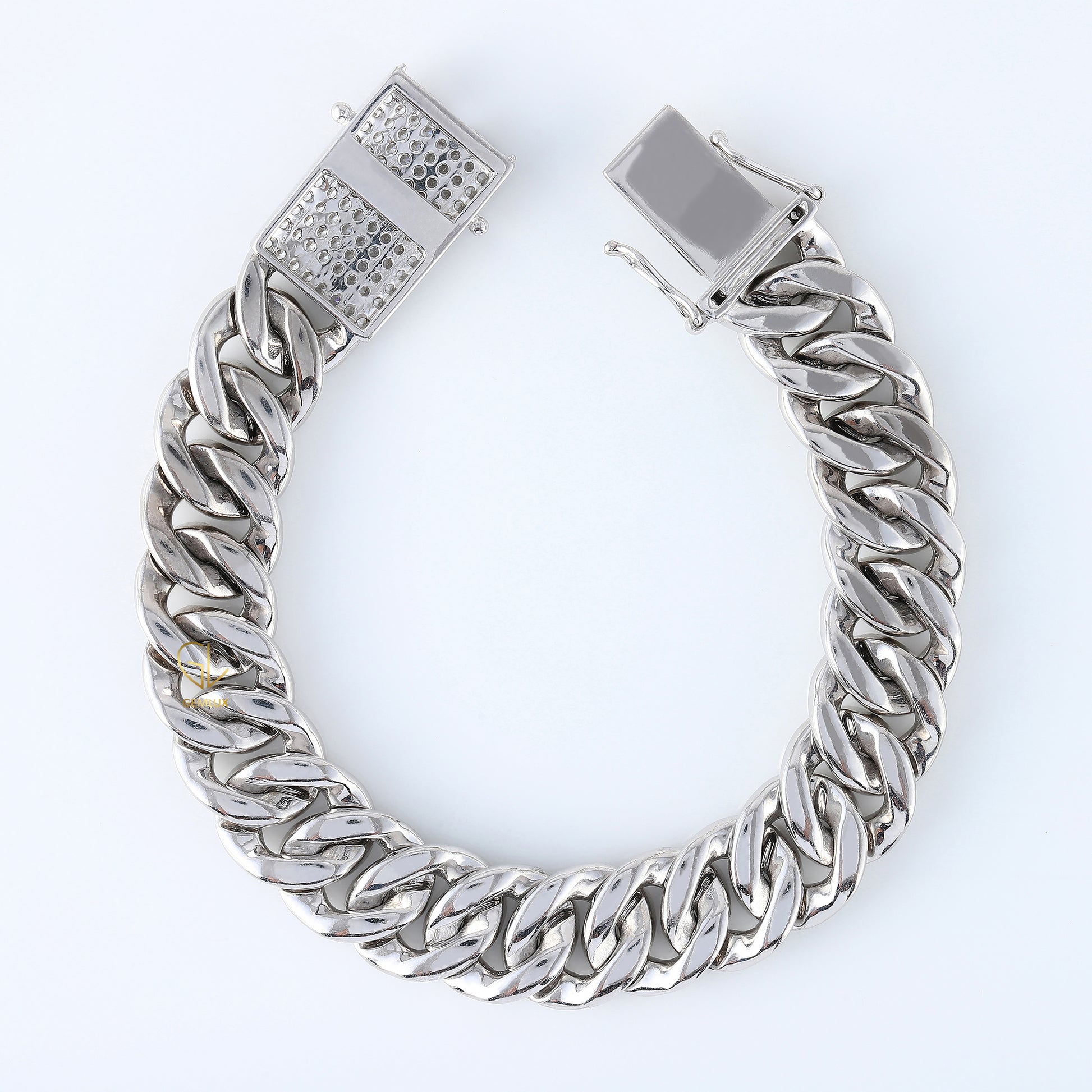 Iced Out Lab Grown Diamond Cuban Hip Hop Bracelet