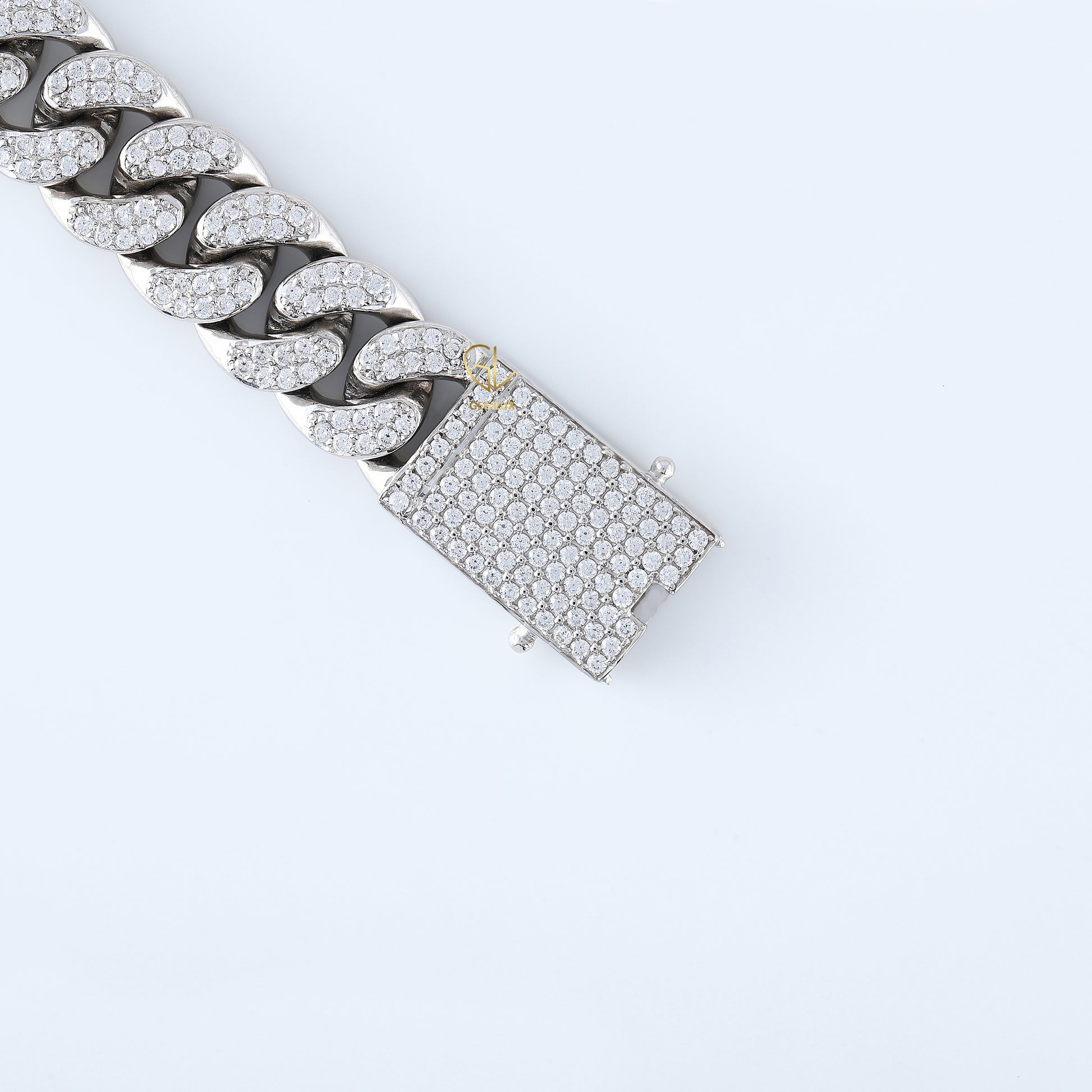 Iced Out Lab Grown Diamond Cuban Hip Hop Bracelet
