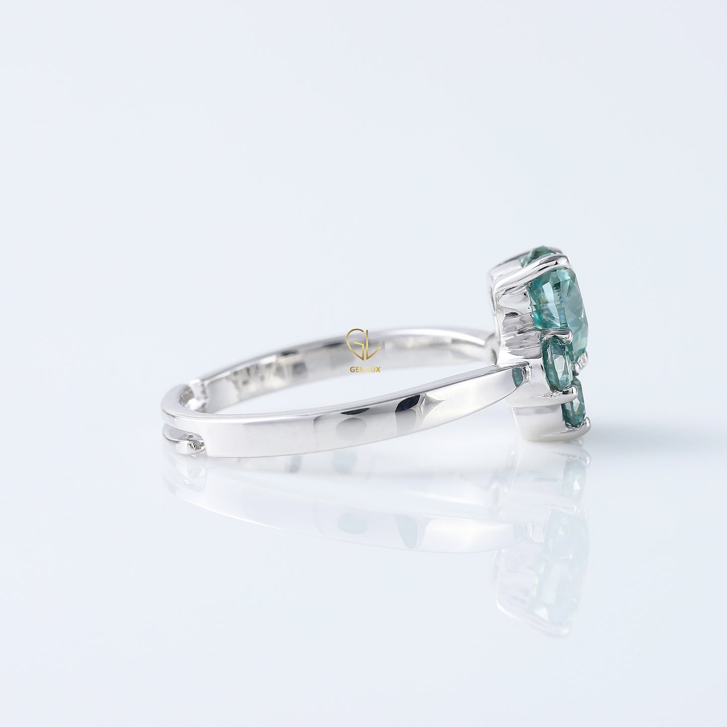 Animal Inspired Cat Dog Paw Moissanite Ring