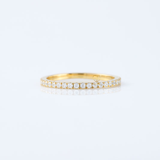 Lab Grown Diamond Delicate Eternity Wedding Band