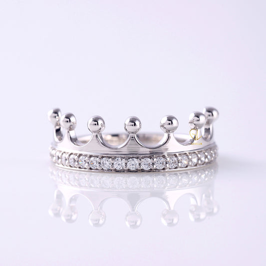 Lab Grown King Tiara Ring For Men