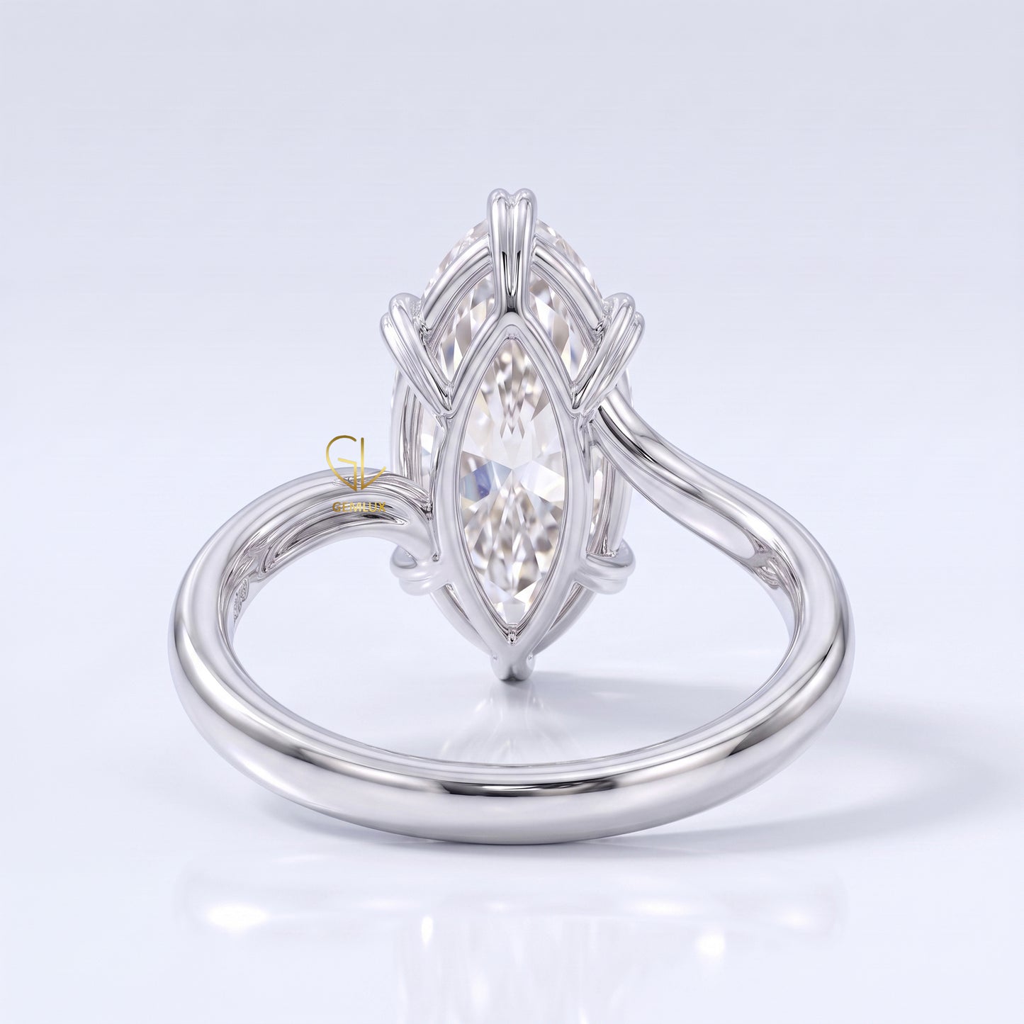 Marquise Diamond Ring | By Gemlux Jewels