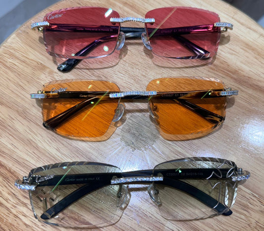 Blak Pendant and Glasses