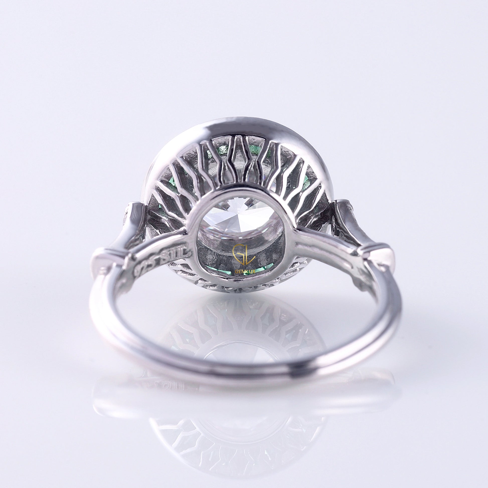 art deco ring, Round Engagement Rings, halo engagement ring, engagement rings, engagement rings for women, moissanite engagement rings