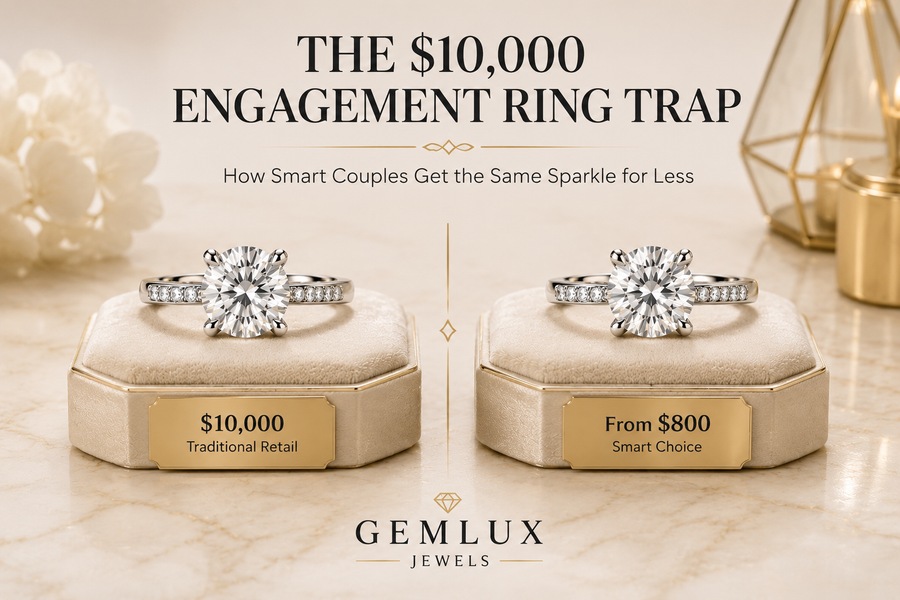 The $10,000 Engagement Ring Trap: How American Couples Are Getting the Same Sparkle for $800