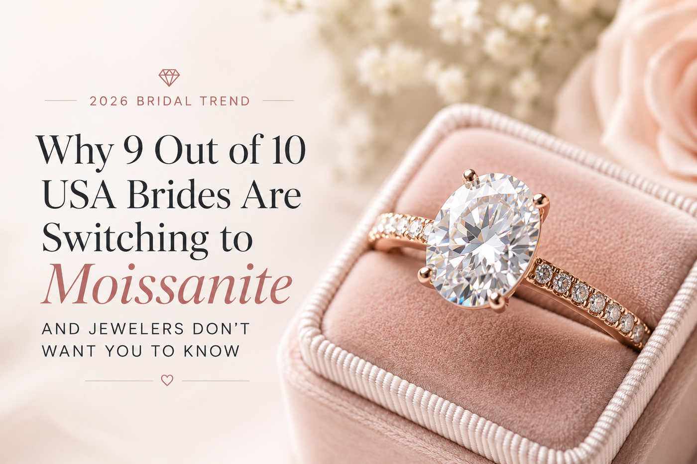 Why 9 Out of 10 USA Brides Are Quietly Switching to Moissanite in 2026 — And Jewelers Don't Want You to Know