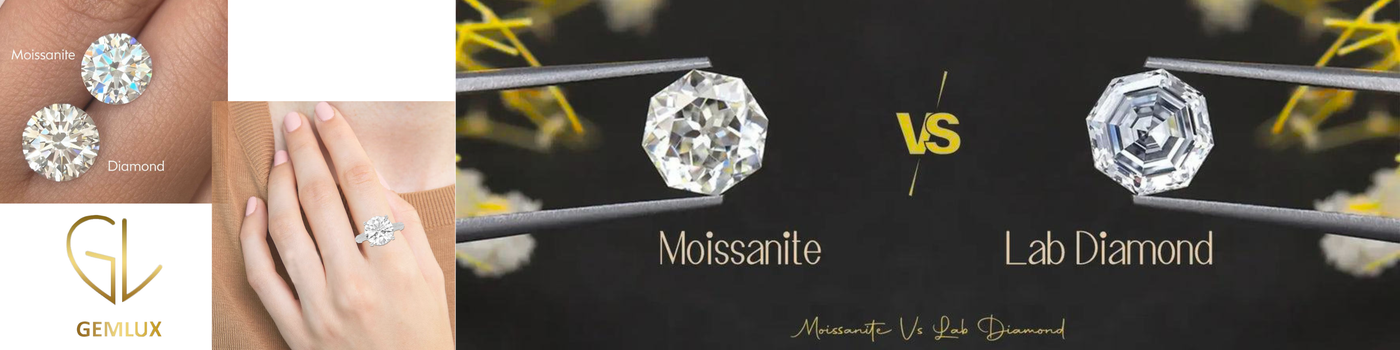 Lab Grown Diamond vs Moissanite | Which is Better for Engagement Rings in USA
