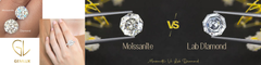 Lab Grown Diamond vs Moissanite | Which is Better for Engagement Rings in USA