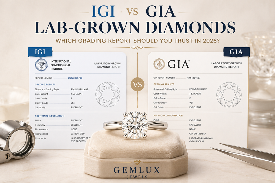 IGI vs GIA Certified Lab Grown Diamonds — Which Grading Report Protects Your Money in 2026?