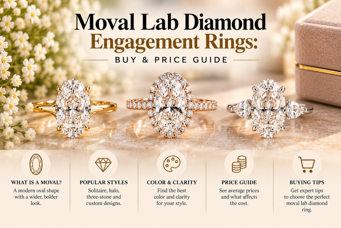 Moval Lab Diamond Engagement Rings: Buy & Price Guide
