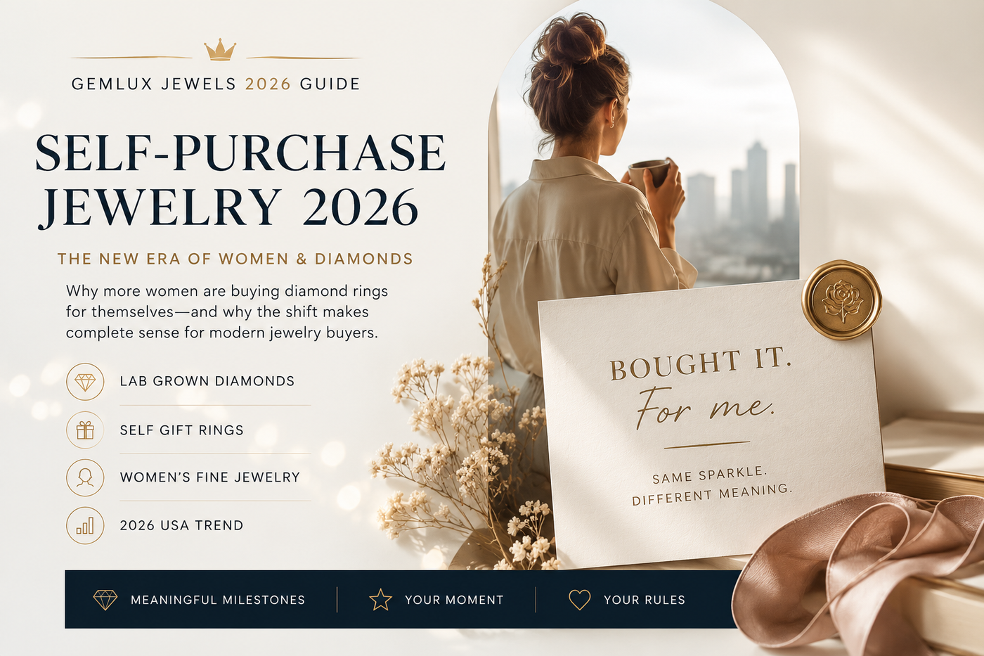 Self-Purchase Jewelry 2026 — Why More Women Are Buying Diamond Rings for Themselves