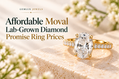 Affordable Moval Lab-Grown Diamond Promise Ring Prices
