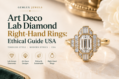 Art Deco Lab Diamond Right-Hand Rings: Ethical Guide USA