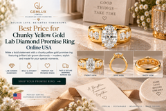 Best Price Chunky Yellow Gold Promise Rings USA