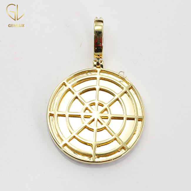 Gold Plated Photo Memory Unisex Pendant For Gift