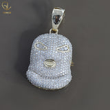 Iced Out Hood Mask Head Charm Pendant