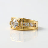 IGI Certified Hearts and Arrows Lab Grown Diamond Men's Ring Luxury Wedding Band