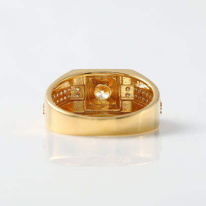 IGI Certified Hearts and Arrows Lab Grown Diamond Men's Ring Luxury Wedding Band