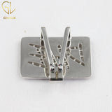 Icy Baguette Letter Moissanite Diamond Hiphop Pendant