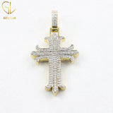 Bling Bling VVS Moissanite Cross Pendant