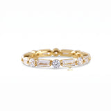 Alternative Stone Lab Grown Stackable Band
