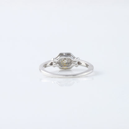 Antique Filigree Lab Grown Diamond Vintage Art Deco Engagement Ring