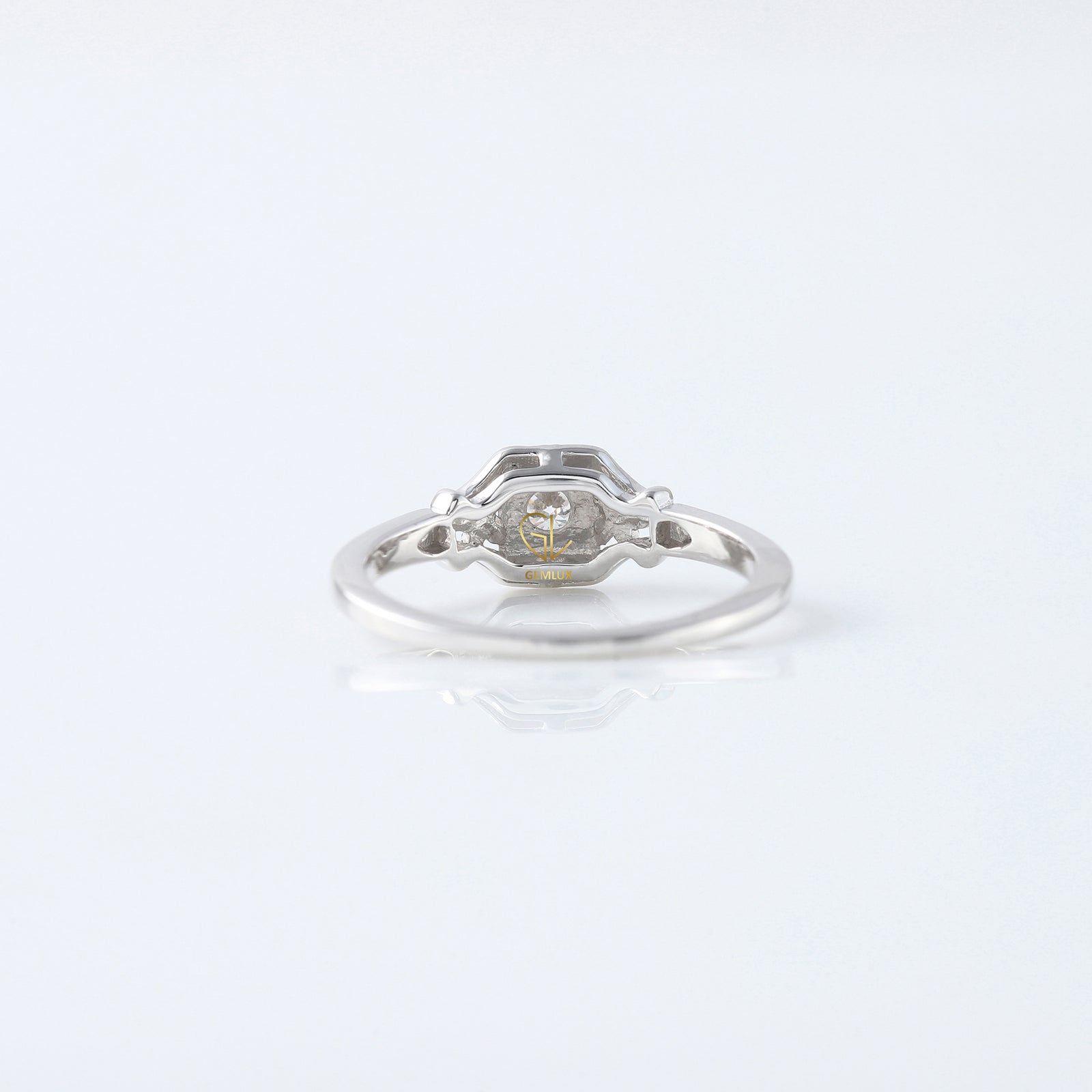 Antique Filigree Vintage Art Deco Engagement Ring