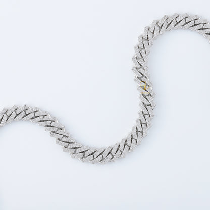Bling Bling Moissanite Diamond Hip Hop Style Cuban Chain