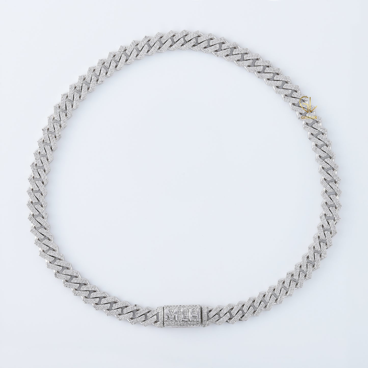 Bling Bling Moissanite Diamond Hip Hop Style Cuban Chain