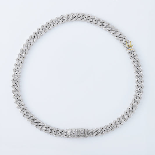 Bling Bling Moissanite Diamond Hip Hop Style Cuban Chain