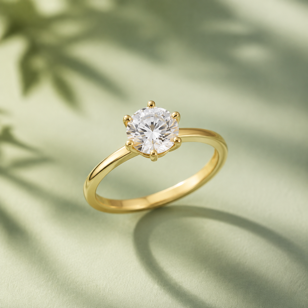 Emerald Cut Bezel Solitaire Engagement Ring (Demo)
