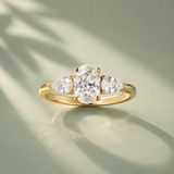 Emerald Cut Bezel Solitaire Engagement Ring (Demo)