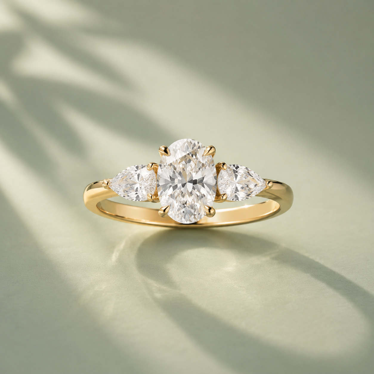 Emerald Cut Bezel Solitaire Engagement Ring (Demo)