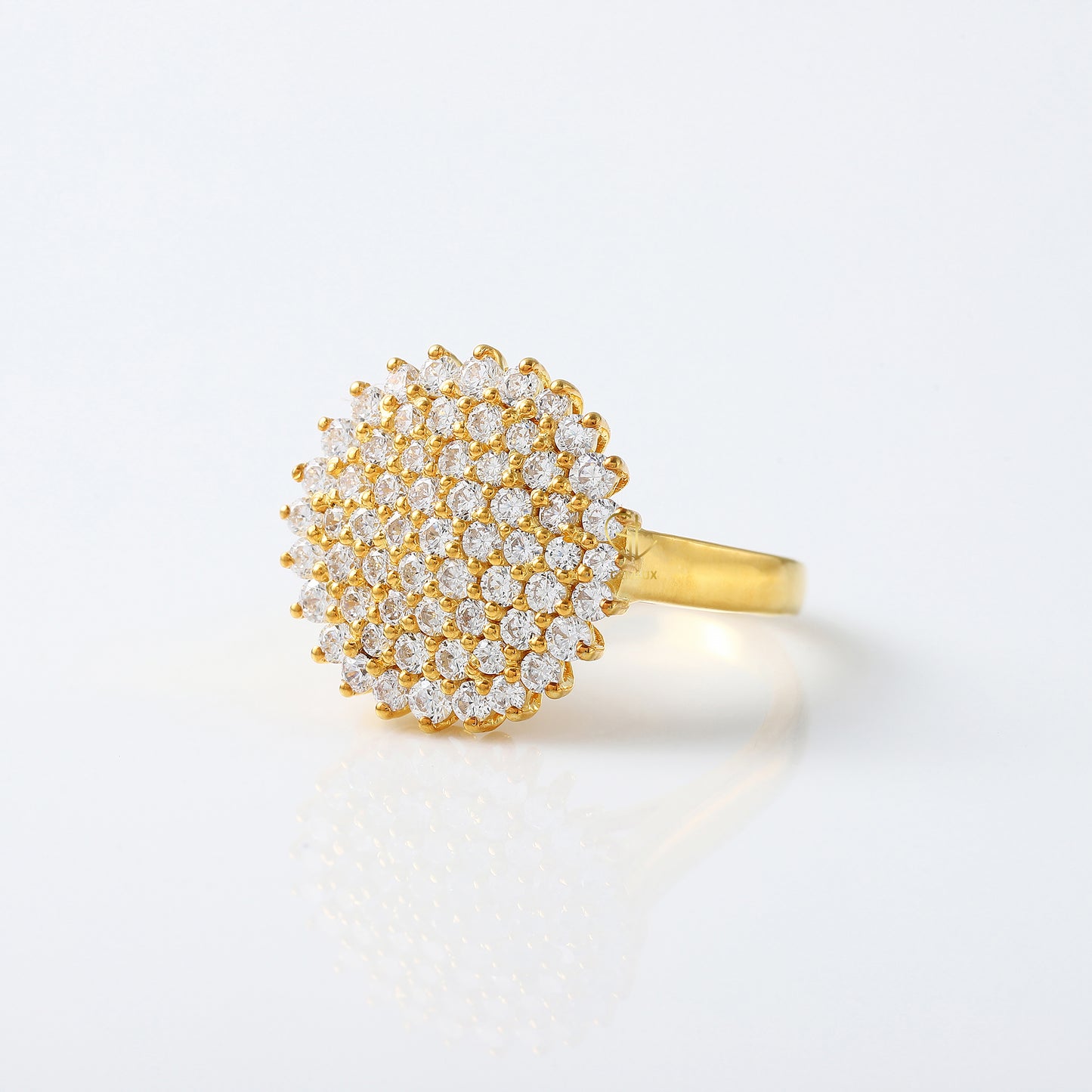 Cluster Lab Grown Diamond Solitaire Engagement Ring