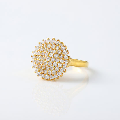 Cluster Lab Grown Diamond Solitaire Engagement Ring