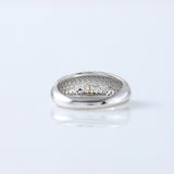 Dome Style Pave Set Lab Grown Diamond Chunky Ring