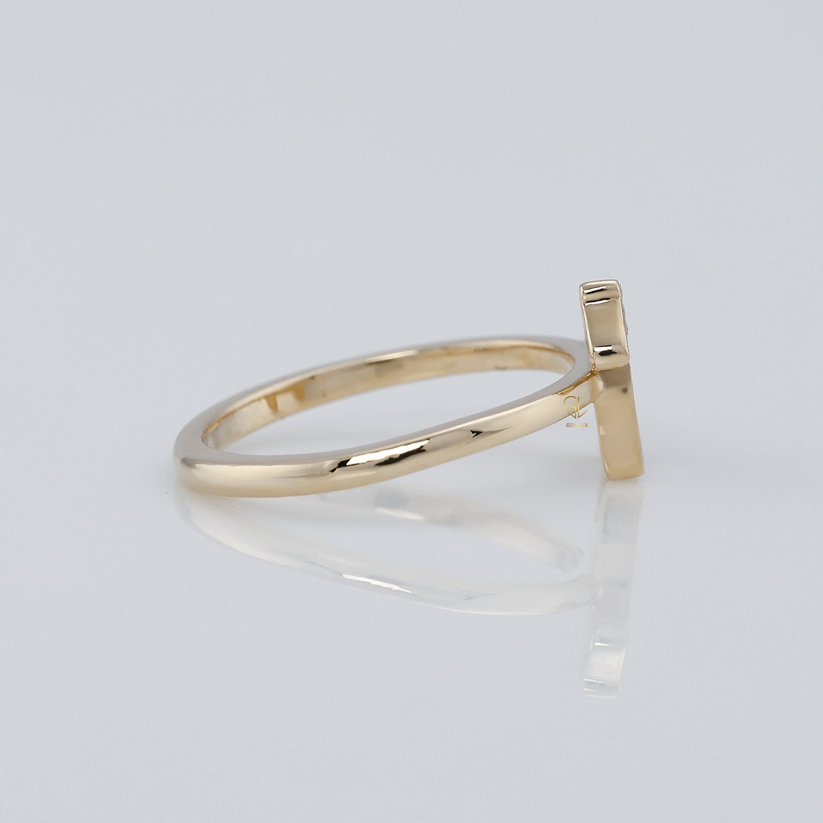 Enamel Horse Ring For Animal Lover - 14k Gold 9