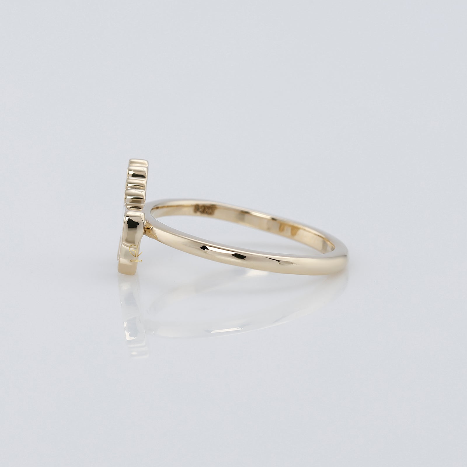 Enamel Horse Ring For Animal Lover - 14k Gold 