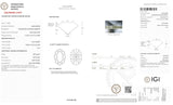 Fancy Vivid Yellow Oval Cut Lab Grown Loose Diamond