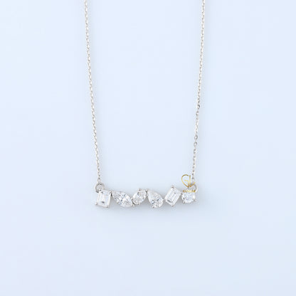 Fancy Cut Diamond Moissanite Diamond Pendant For Women