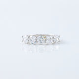 Five Stone Round Cut Lab Grown Diamond Wedding Ring