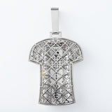 Gridiron Football Jersey Moissanite Diamond Pendent