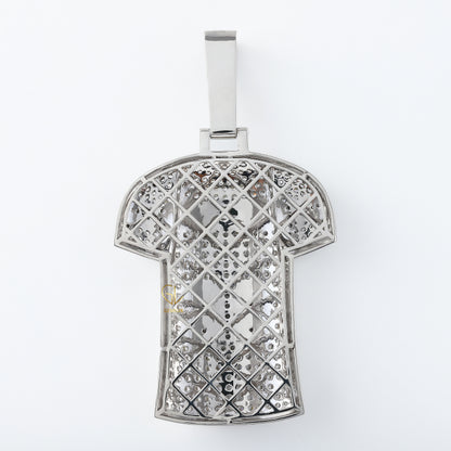 Gridiron Football Jersey Moissanite Diamond Pendent