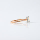 IGI Certified Oval Cut Lab Grown Diamond Hidden Halo Engagement Ring