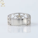Art Deco Vintage Style Leaf Inspired Ring