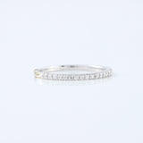 Delicate Moissanite Diamond Eternity Wedding Band