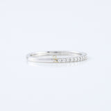 Delicate Moissanite Diamond Eternity Wedding Band