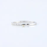Delicate Moissanite Diamond Eternity Wedding Band